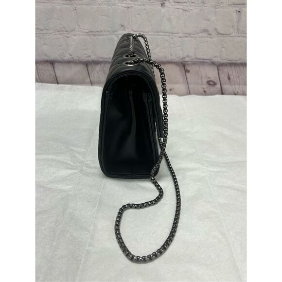 Quilted Black Crossbody Bag - Picture 2 of 5